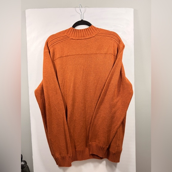 Men's Riggins Size XXL V-Neck Sweater - Orange - Picture 5 of 6